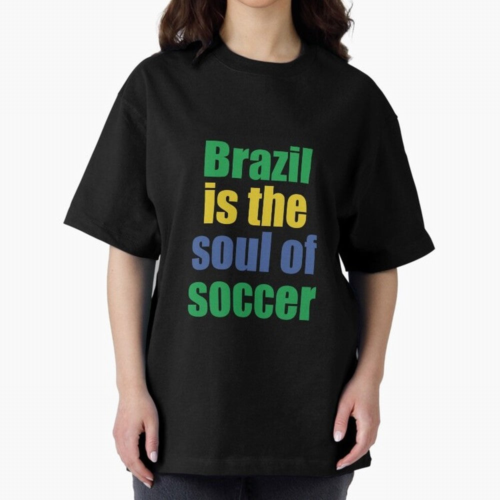 brasil Classic T-Shirt Support Iconic Players in FIFA World Cup 2026 USA Canada Mexico Capturing CR7 and Messi, Argentina and Brazil Energy, Champion Mindset, Group Stage Buzz, Knockout Tension and Passionate Fan Culture; Ideal for Fans Who Follow