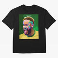 Neymar Brazil Football Player Classic T-Shirt Stand with FIFA World Cup 2026 with Messi, CR7 and Mbappe, England, France and Netherlands Energy, Classic Soccer Heritage, Championship Pressure, Fan Loyalty and International Pride; Perfect for