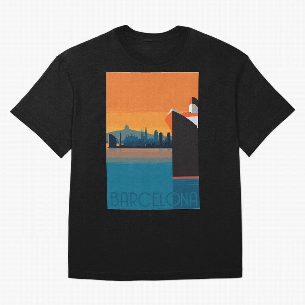 Barcelona Spain Travel Classic T-Shirt Celebrate Soccer Greatness during FIFA World Cup 2026 Group Stage Inspired by Cristiano Ronaldo, England, France and Netherlands Energy, Soccer Culture, Superstar Moments, National Team Dreams and Competitive