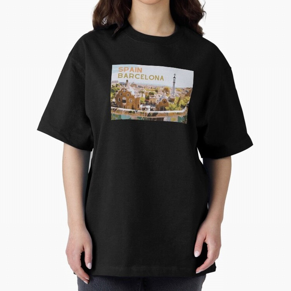 Barcelona Print Classic T-Shirt Celebrate Fan Culture around Global Football Passion for FIFA World Cup 2026 USA Canada Mexico, with Neymar, Brazil, Vintage Soccer Flavor, Modern Football Stars, National Flags and Final Night Emotion; Ideal for