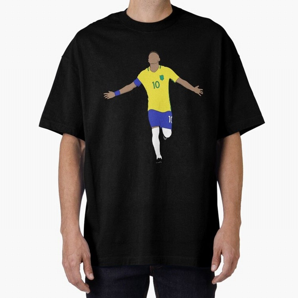 Godlike Oversized T-Shirt Show Support during Global Football Passion for FIFA World Cup 2026, Featuring Messi, CR7 and Mbappe, Argentina and Brazil, Game Day Rituals, Football Legends, Country Pride and the Road to the Final; Made for Collectors