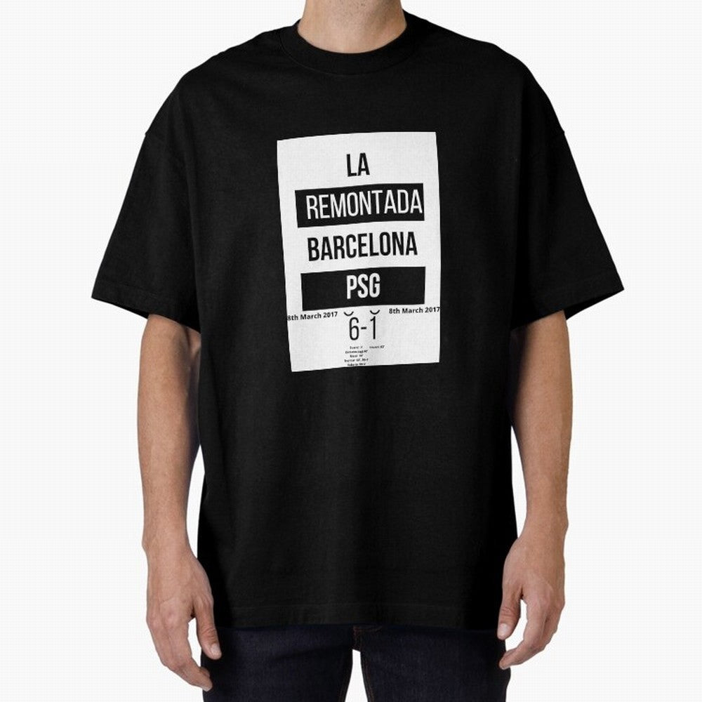 La Remontada Oversized T-Shirt Build FIFA World Cup 2026 USA Canada Mexico for Fans of Neymar, Haaland and Cristiano Ronaldo and Portugal, Spain and Germany, Bringing Championship Spirit, Famous Goals, Roaring Crowds and International Football