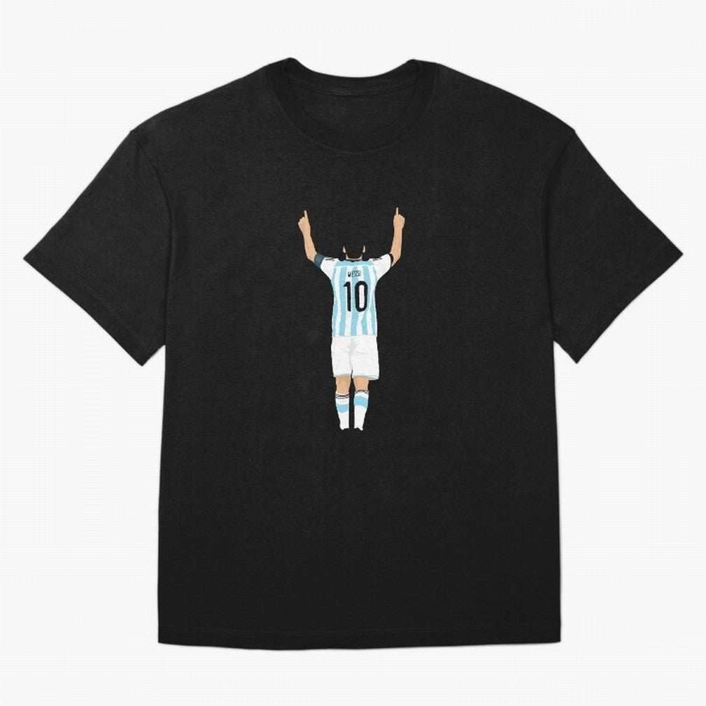 LEO MESSI ILLUSTRATION Classic T-Shirt Fuel Your Fan Pride for FIFA World Cup 2026 USA Canada Mexico for Fans of Neymar, Haaland and Cristiano Ronaldo and France, Bringing Classic Soccer Heritage, Championship Pressure, Fan Loyalty and