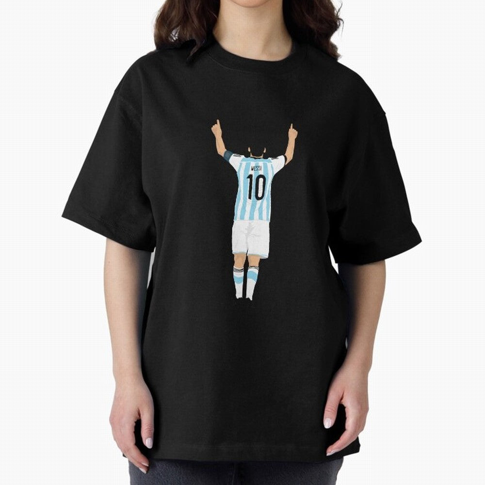 LEO MESSI ILLUSTRATION Classic T-Shirt Fuel Your Fan Pride for FIFA World Cup 2026 USA Canada Mexico for Fans of Neymar, Haaland and Cristiano Ronaldo and France, Bringing Classic Soccer Heritage, Championship Pressure, Fan Loyalty and