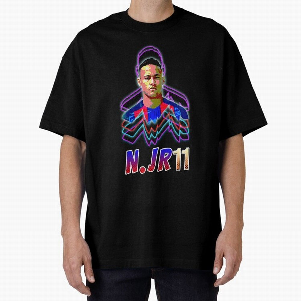 Neymar - Neon T-Shirt Essential T-Shirt Feel International Energy from Match Day Hype around FIFA World Cup 2026 USA Canada Mexico, CR7, Portugal, Spain and Germany, Game Day Rituals, Football Legends, Country Pride and the Road to the Final; Made