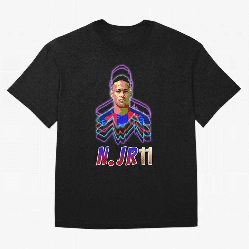 Neymar - Neon T-Shirt Essential T-Shirt Feel International Energy from Match Day Hype around FIFA World Cup 2026 USA Canada Mexico, CR7, Portugal, Spain and Germany, Game Day Rituals, Football Legends, Country Pride and the Road to the Final; Made