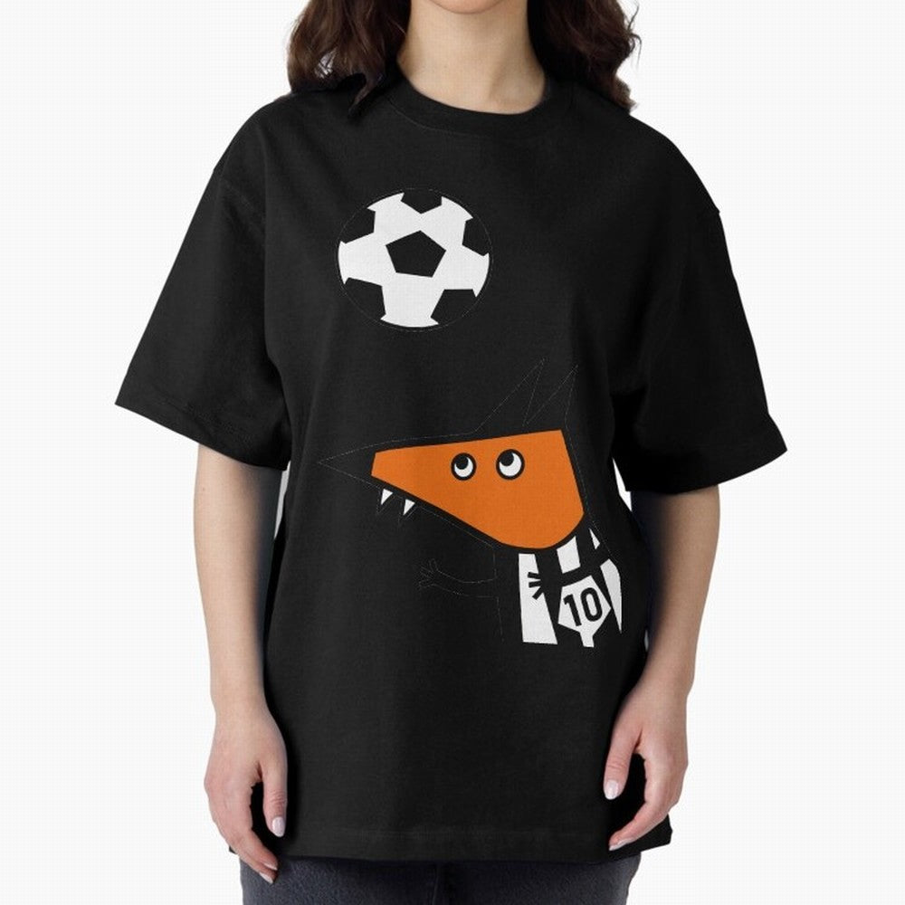 Football FOX Oversized T-Shirt Enjoy FIFA World Cup 2026 Group Stage Spirit, Filled with Argentina and Brazil, Cristiano Ronaldo, Match Day Excitement, Supporter Culture, Golden Goals and Global Football Passion; Great for Supporters Who Love