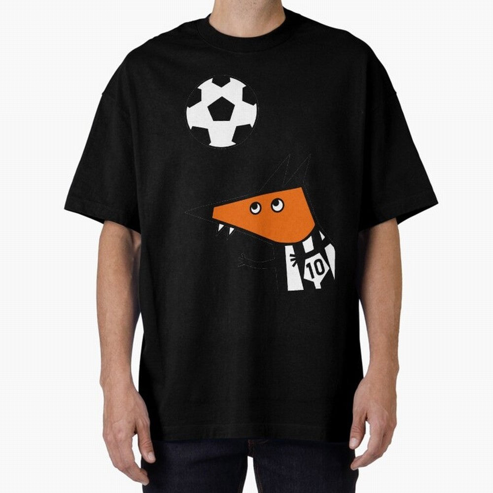 Football FOX Oversized T-Shirt Enjoy FIFA World Cup 2026 Group Stage Spirit, Filled with Argentina and Brazil, Cristiano Ronaldo, Match Day Excitement, Supporter Culture, Golden Goals and Global Football Passion; Great for Supporters Who Love