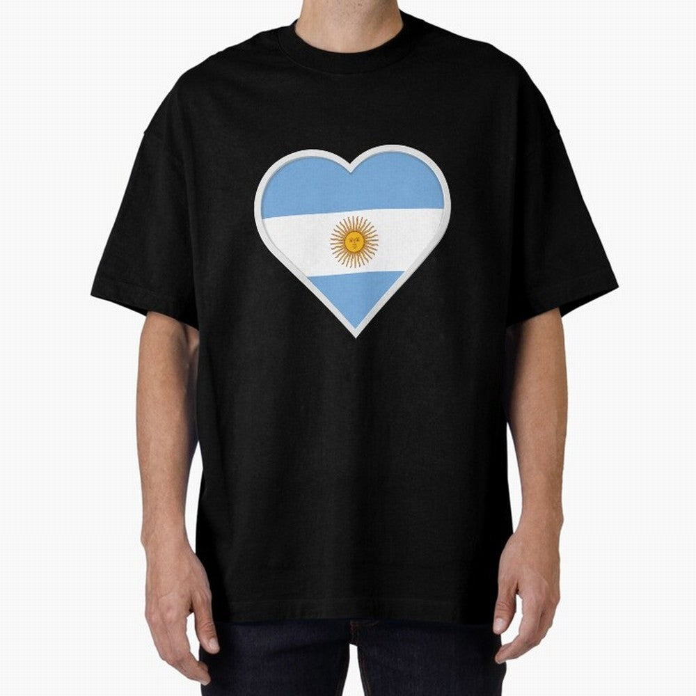 Argentina World Cup Brazil Futebol Portugal Croatia Football Soccer Sports Mondial Morocco France Fifa 2022 Argentina Netherlands Neymar Ronaldo Ziyech Bounou Oversized T-Shirt Bring a Vintage Feel to FIFA World Cup 2026 USA Canada Mexico Made for