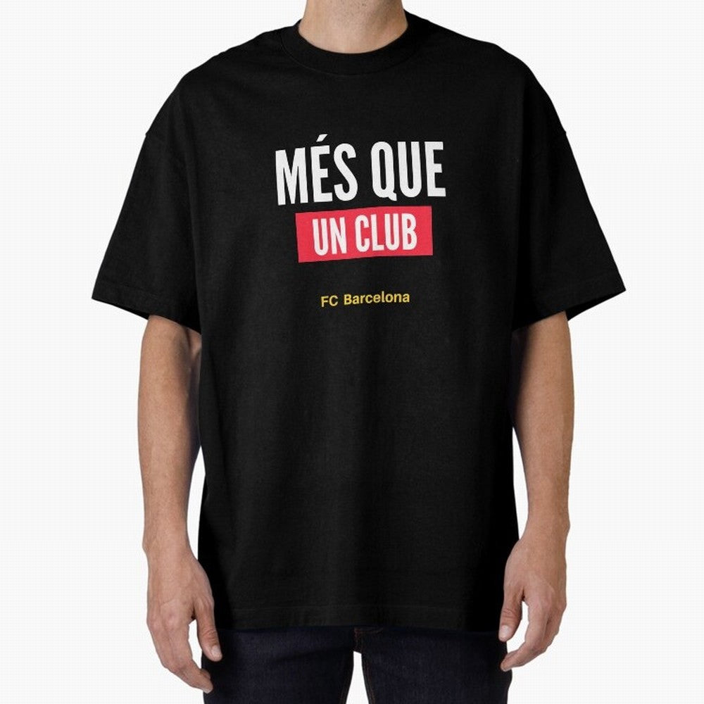 Mes Que Un Club FC BARCELONA Classic T-Shirt Represent Global Football Passion for FIFA World Cup 2026, Capturing Messi and Cristiano Ronaldo, Netherlands, Worldwide Fan Energy, Dramatic Goals, Stadium Lights and Championship Celebrations; Perfect
