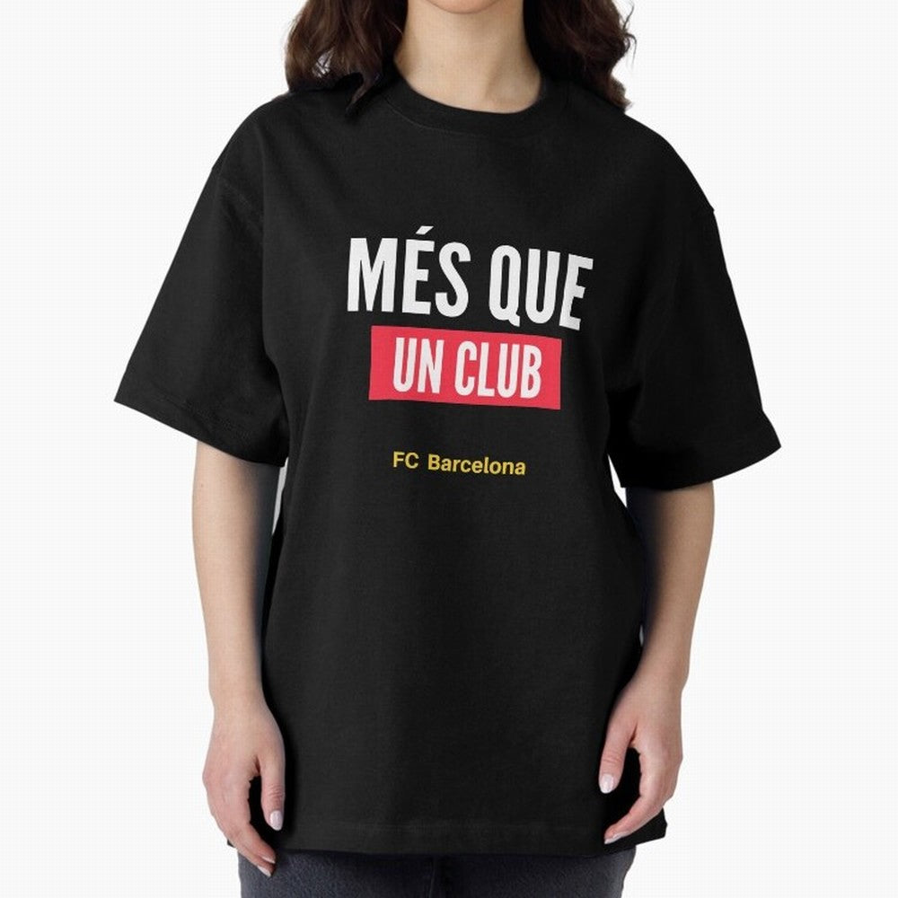 Mes Que Un Club FC BARCELONA Classic T-Shirt Represent Global Football Passion for FIFA World Cup 2026, Capturing Messi and Cristiano Ronaldo, Netherlands, Worldwide Fan Energy, Dramatic Goals, Stadium Lights and Championship Celebrations; Perfect