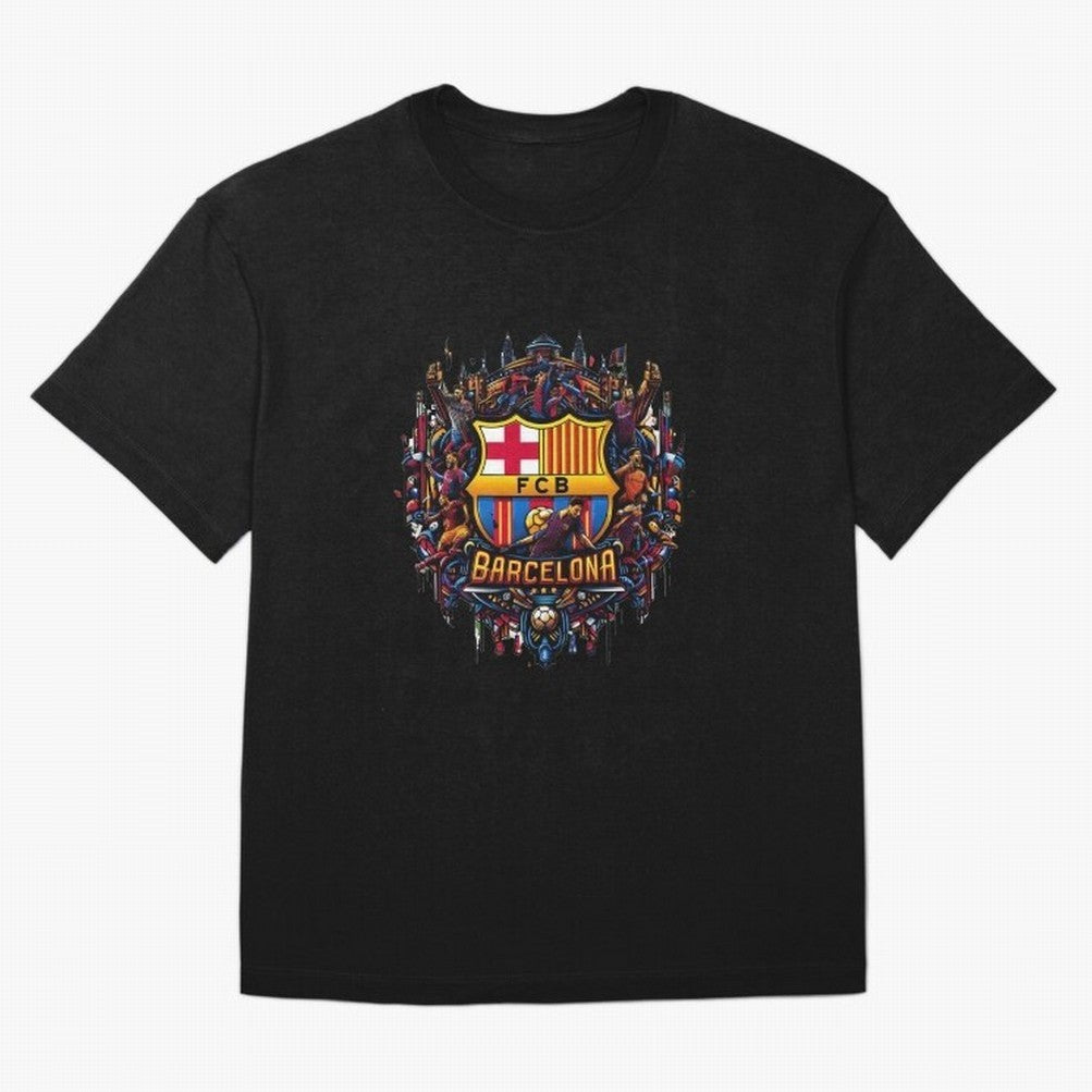 Barcelona - the temple of soccer Oversized T-Shirt Make Every Match About the FIFA World Cup 2026 Journey through Neymar, Haaland and Cristiano Ronaldo Highlights, Portugal, Spain and Germany Pride, Stadium Chants, National Pride, Trophy Dreams and