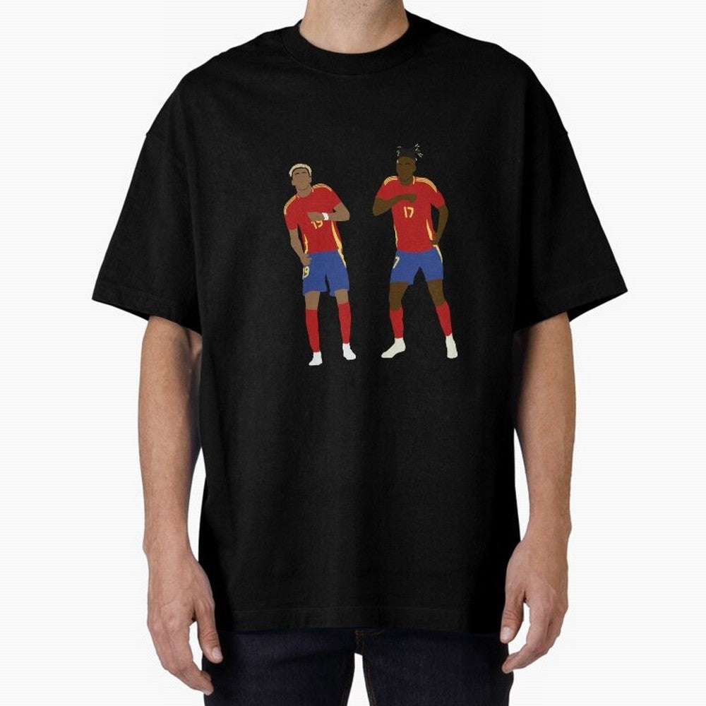 Yamal and Williams Dance Duo Oversized T-Shirt Bring Global Tournament Vibes to the FIFA World Cup 2026 Group Stage Journey through Messi Highlights, England Pride, Soccer Culture, Superstar Moments, National Team Dreams and Competitive Fire; Ideal
