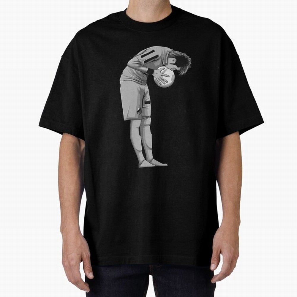 Neymar Black and White Version Oversized T-Shirt Make Every Match About FIFA World Cup 2026 USA Canada Mexico Spirit, Featuring England, Neymar, Haaland and Cristiano Ronaldo, Match Day Excitement, Supporter Culture, Golden Goals and Global