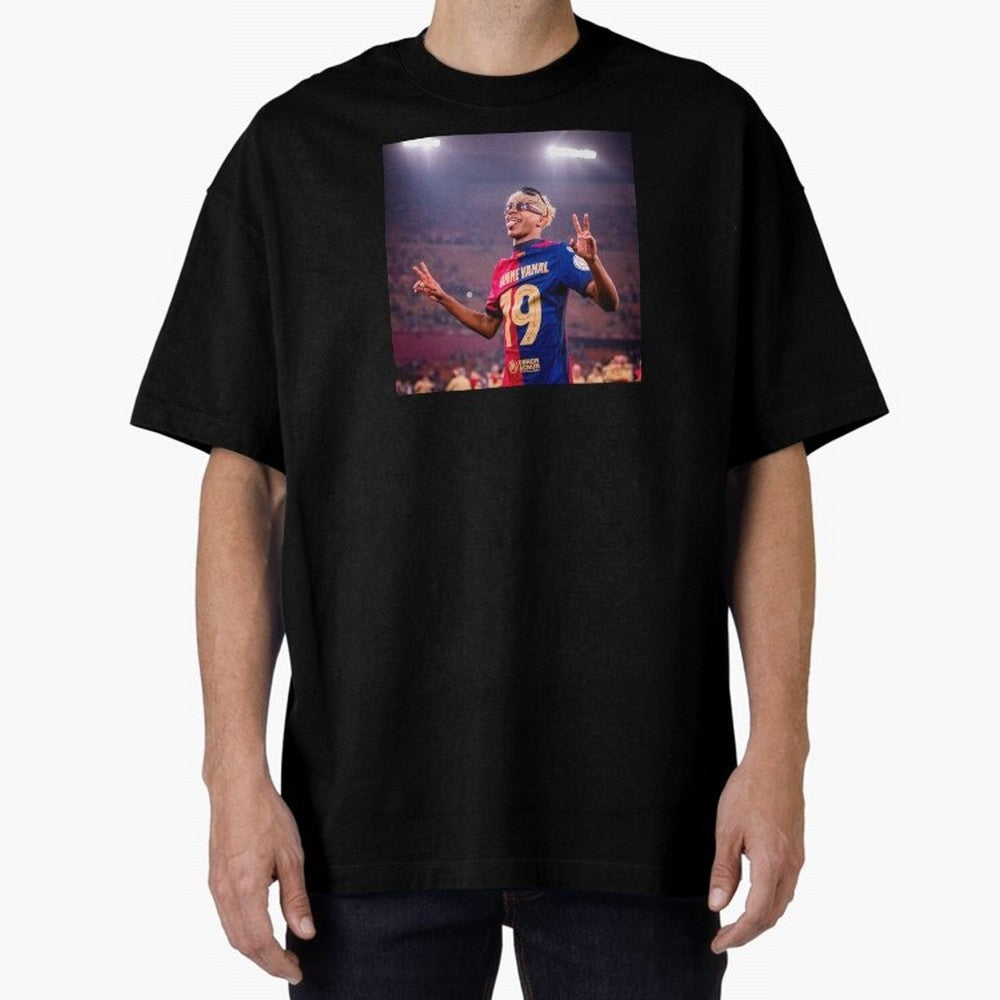 Lamine Yamal Oversized T-Shirt Wear the Spirit of Match Day Hype around FIFA World Cup 2026 USA Canada Mexico, Haaland, Argentina and Brazil, Sports Nostalgia, International Competition, Famous Players and Unforgettable Victories; Built for