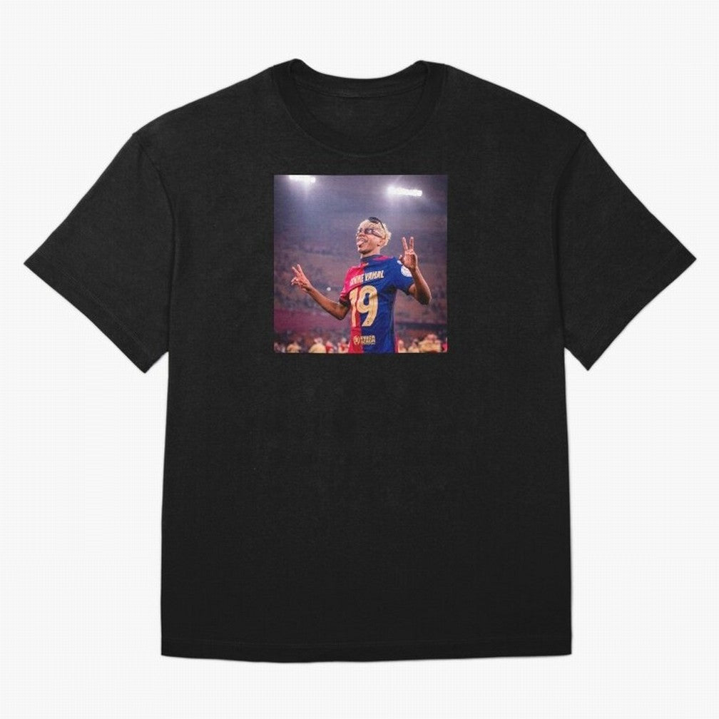 Lamine Yamal Oversized T-Shirt Wear the Spirit of Match Day Hype around FIFA World Cup 2026 USA Canada Mexico, Haaland, Argentina and Brazil, Sports Nostalgia, International Competition, Famous Players and Unforgettable Victories; Built for