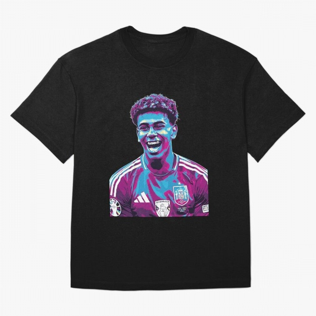 lamine yamal laugh Classic T-Shirt Represent Global Football Passion for FIFA World Cup 2026 USA Canada Mexico, Driven by Mbappe and Neymar, Argentina and Brazil, Sports Nostalgia, International Competition, Famous Players and Unforgettable