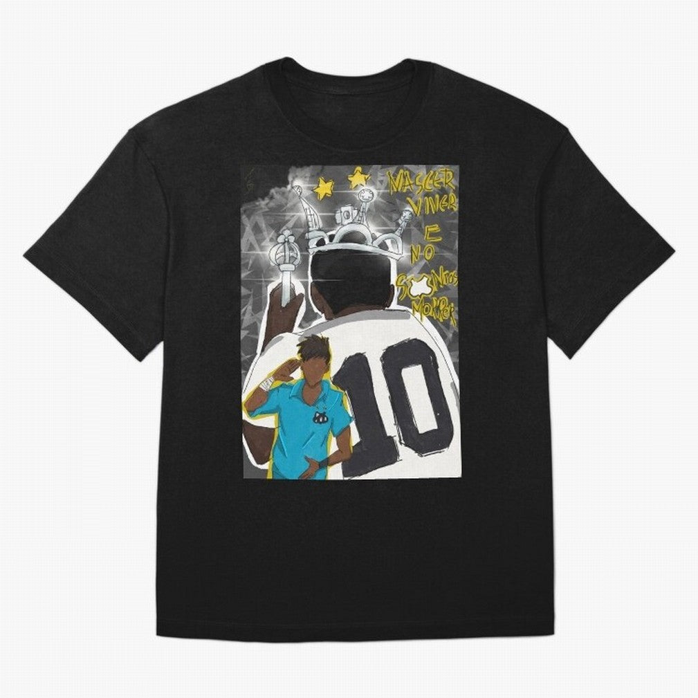 Santos FC - The royalty of soccer. Classic T-Shirt Honor the Beautiful Game during Global Football Passion for FIFA World Cup 2026 USA Canada Mexico, Driven by CR7 and Messi, Spain, Soccer Culture, Superstar Moments, National Team Dreams and
