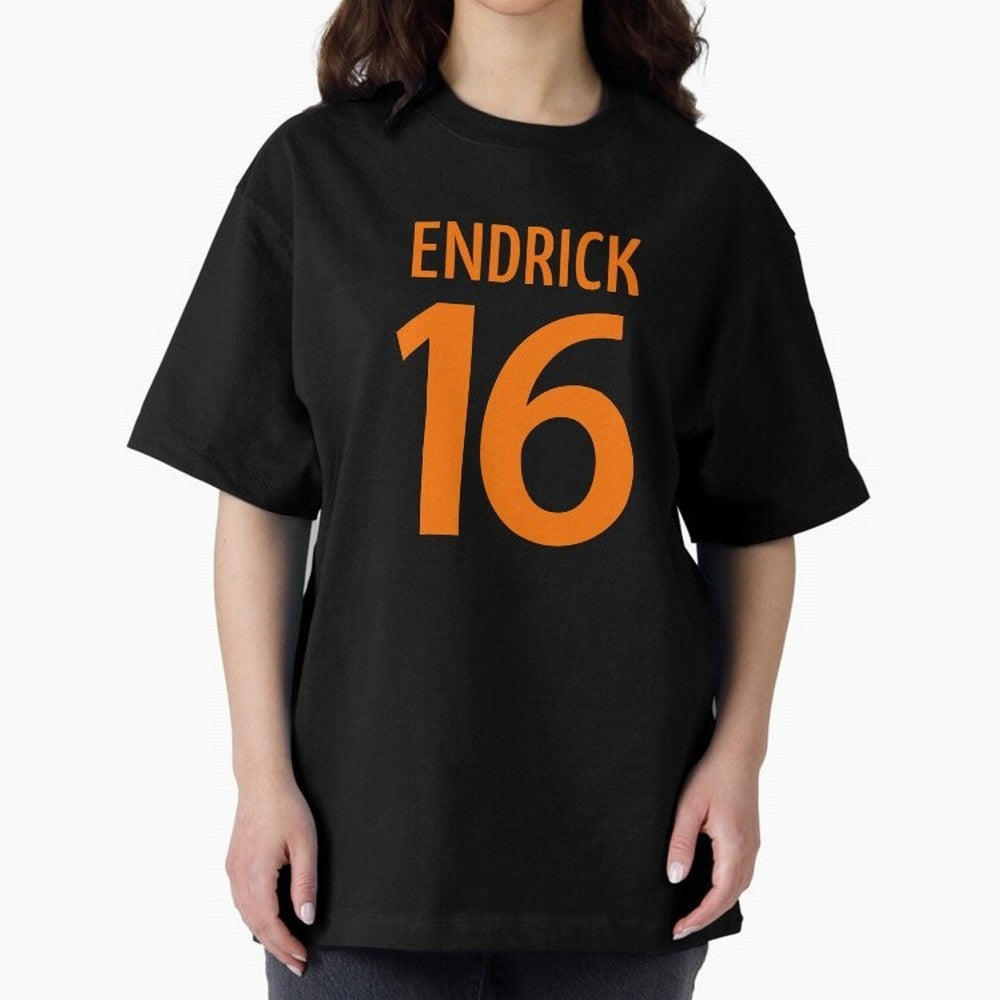 Football Player #16 | Soccer Sports (Orange Design) Classic T-Shirt Show Up for the Glory of Global Football Passion for FIFA World Cup 2026, Capturing Neymar, Spain and Netherlands, Match Day Excitement, Supporter Culture, Golden Goals and Global