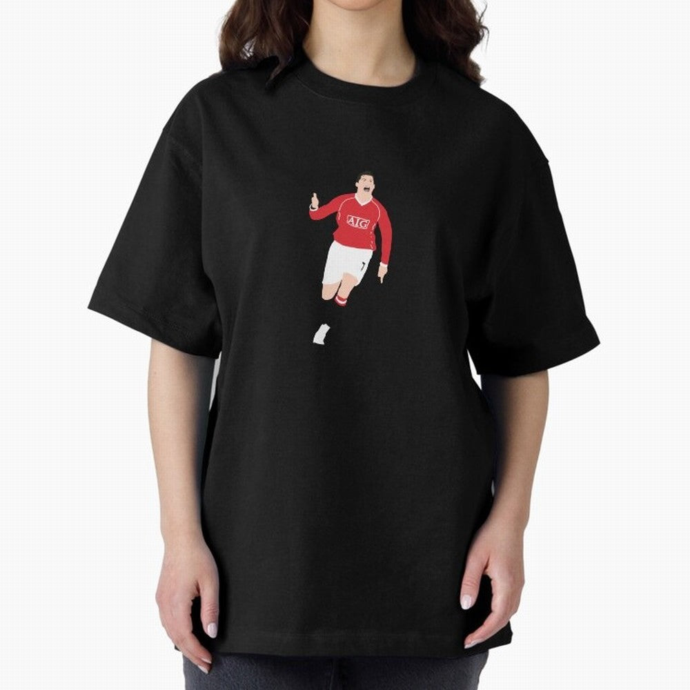 Vintage Cristiano Ronaldo 2 Oversized T-Shirt Wear the Spirit of Match Day Hype around FIFA World Cup 2026 USA Canada Mexico, Haaland, Portugal, Spain and Germany, Vintage Soccer Flavor, Modern Football Stars, National Flags and Final Night