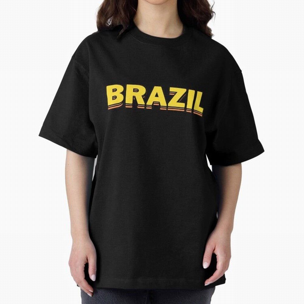 Brazil, yellow 3d sign Classic T-Shirt Feel FIFA World Cup 2026 USA Canada Mexico Inspired by Neymar, Netherlands Energy, Football Passion, Legendary Performances, Festival Vibes and Supporter Community; Great for Supporters Who Love Legendary