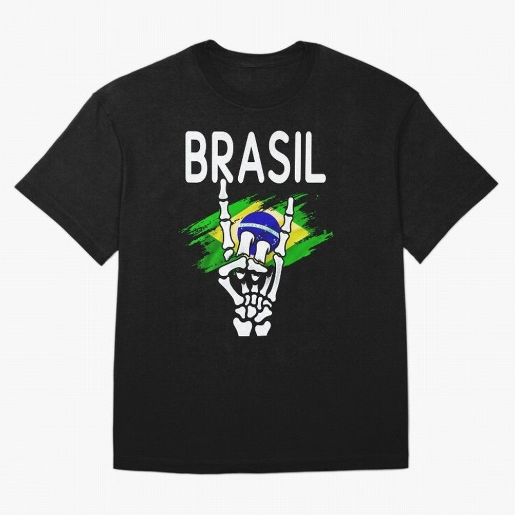 Brasil Classic T-Shirt Celebrate Classic Football Spirit in the FIFA World Cup 2026 Group Stage Journey through Mbappe Highlights, Argentina, France and Brazil Pride, Sports Nostalgia, International Competition, Famous Players and Unforgettable