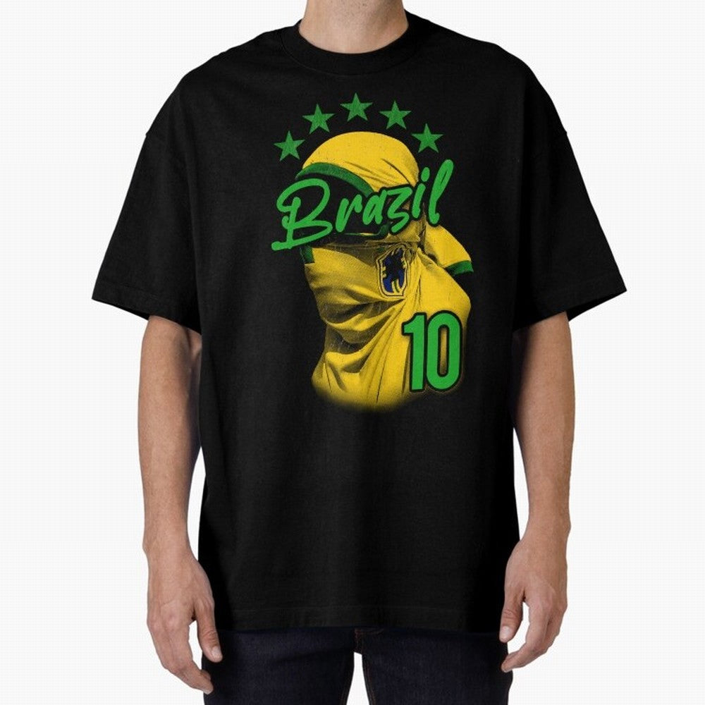 Design Brazil 10 Classic T-Shirt Fuel Your Fan Pride for the FIFA World Cup 2026 Group Stage Journey through Haaland Highlights, Portugal Pride, Retro Football Energy, Iconic Rivalries, Trophy Chase Drama and Stadium Atmosphere; Made for Die Hard