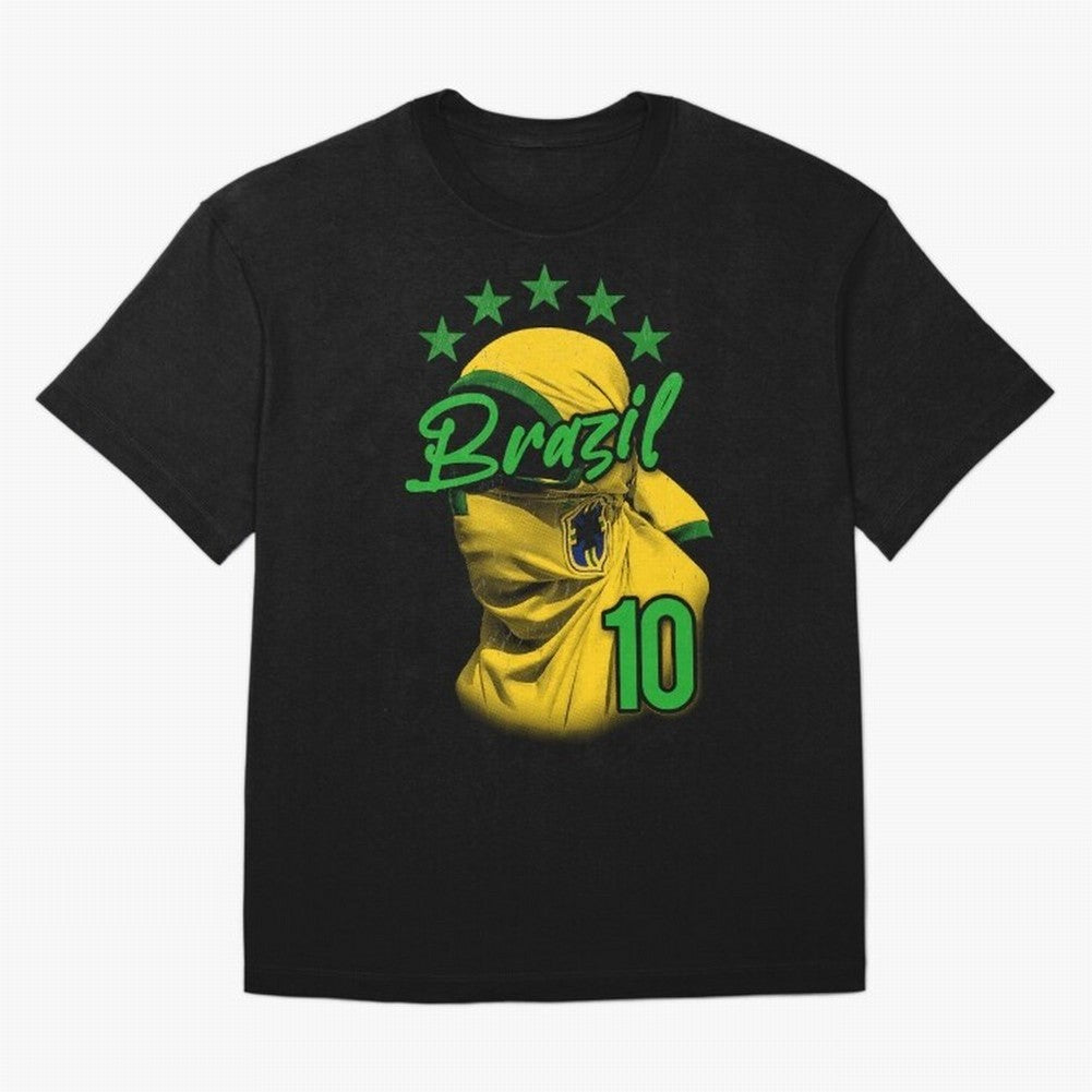 Design Brazil 10 Classic T-Shirt Fuel Your Fan Pride for the FIFA World Cup 2026 Group Stage Journey through Haaland Highlights, Portugal Pride, Retro Football Energy, Iconic Rivalries, Trophy Chase Drama and Stadium Atmosphere; Made for Die Hard