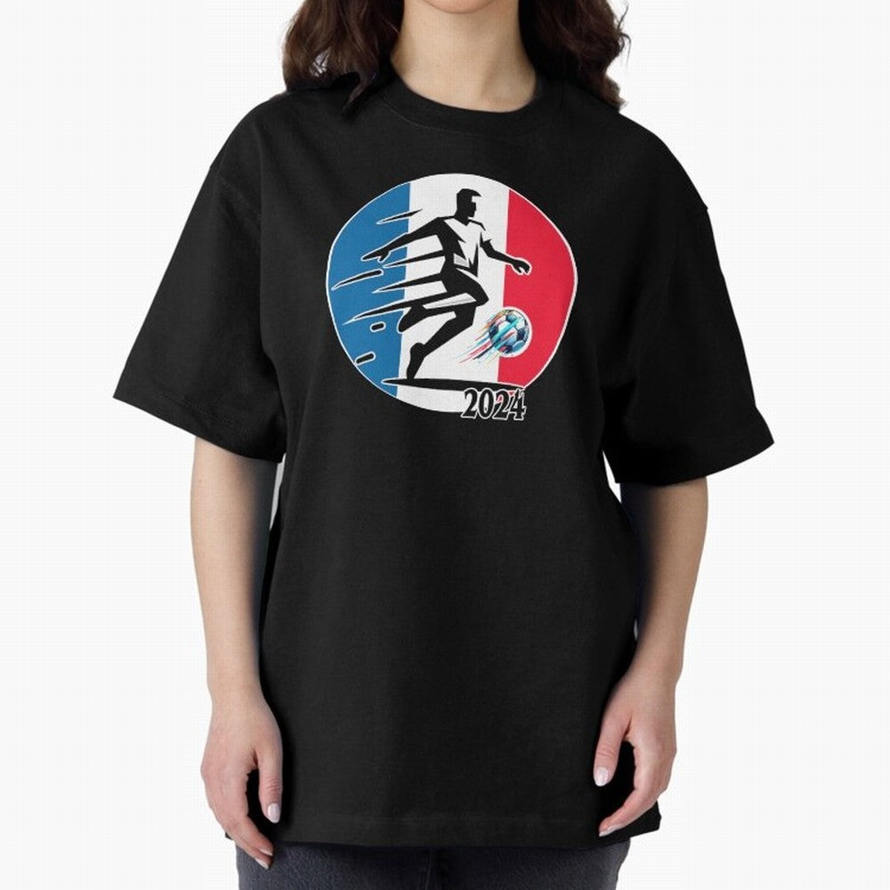 Soccer player - Oversized T-Shirt Keep the Match Day Mood of FIFA World Cup 2026 USA Canada Mexico for Fans of CR7 and Messi and Argentina, Bringing Soccer Culture, Superstar Moments, National Team Dreams and Competitive Fire; Perfect for