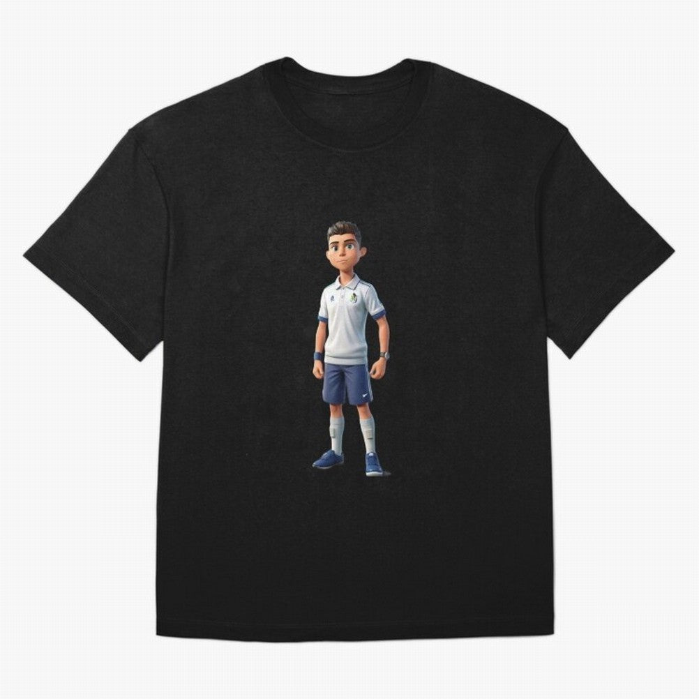 Amimated of Cristiano Ronaldo Classic T-Shirt Bring World Football Passion into FIFA World Cup 2026 USA Canada Mexico for Fans of Neymar and Netherlands, Bringing Sports Nostalgia, International Competition, Famous Players and Unforgettable