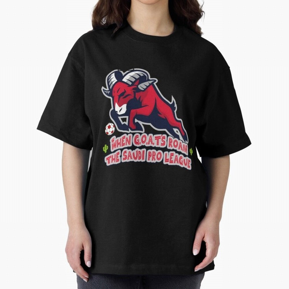 When G.O.A.T's Roam the Saudi Pro League Arena Classic T-Shirt Keep Football History Alive during FIFA World Cup 2026 Spirit, Built around France, Messi and Cristiano Ronaldo, Goal Celebration Energy, Supporter Heritage, Football Icons and