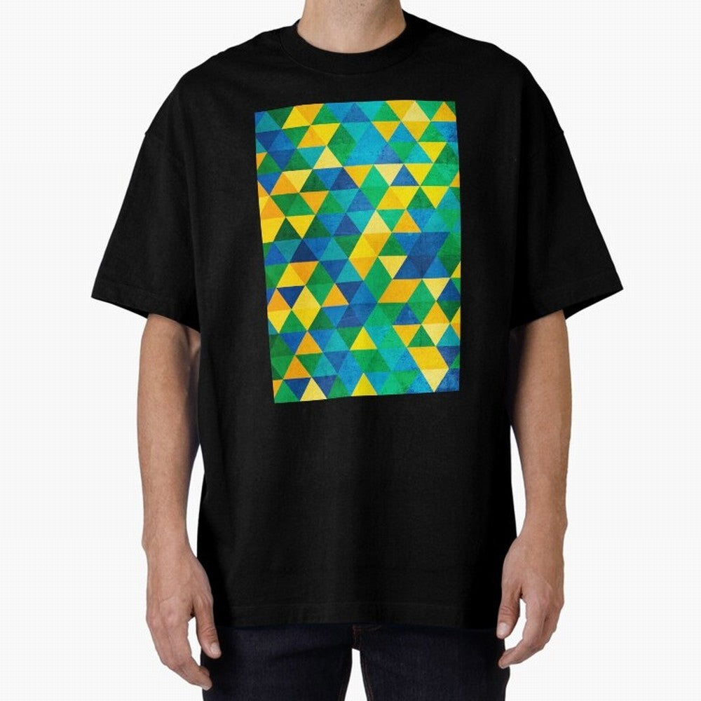 Geometric Brazil colors Classic T-Shirt Celebrate FIFA World Cup 2026 Group Stage for Fans of Mbappe and Neymar and Brazil, Bringing Soccer Culture, Superstar Moments, National Team Dreams and Competitive Fire; Great for Supporters Who Love