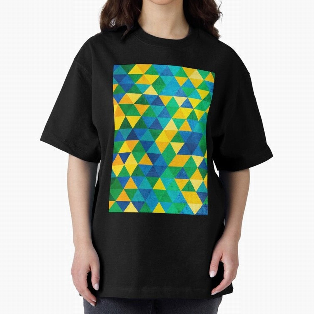 Geometric Brazil colors Classic T-Shirt Celebrate FIFA World Cup 2026 Group Stage for Fans of Mbappe and Neymar and Brazil, Bringing Soccer Culture, Superstar Moments, National Team Dreams and Competitive Fire; Great for Supporters Who Love