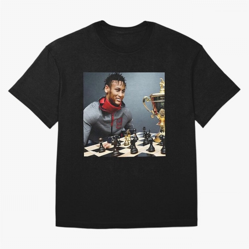 Mastermind: Neymar Playing Chess with the Championship Trophy Classic T-Shirt Join the Countdown to FIFA World Cup 2026 Group Stage for Fans of Neymar, Haaland and Cristiano Ronaldo and Portugal, Bringing Worldwide Fan Energy, Dramatic Goals,