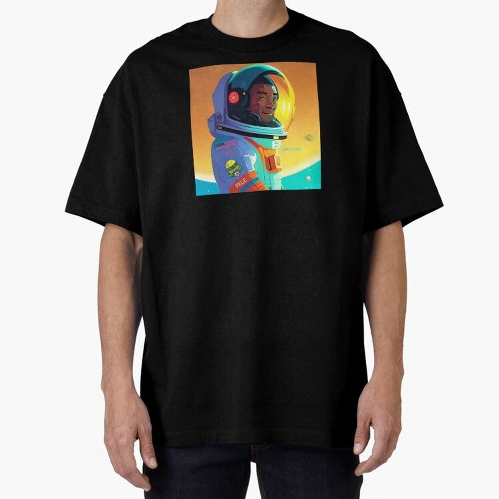 Pele in space looking game Classic T-Shirt Show Your Love for FIFA World Cup 2026 Built around Mbappe and Neymar, France and Portugal Energy, Football History, Final Match Energy, Crowd Noise and Once in a Lifetime Moments; Perfect for Supporters