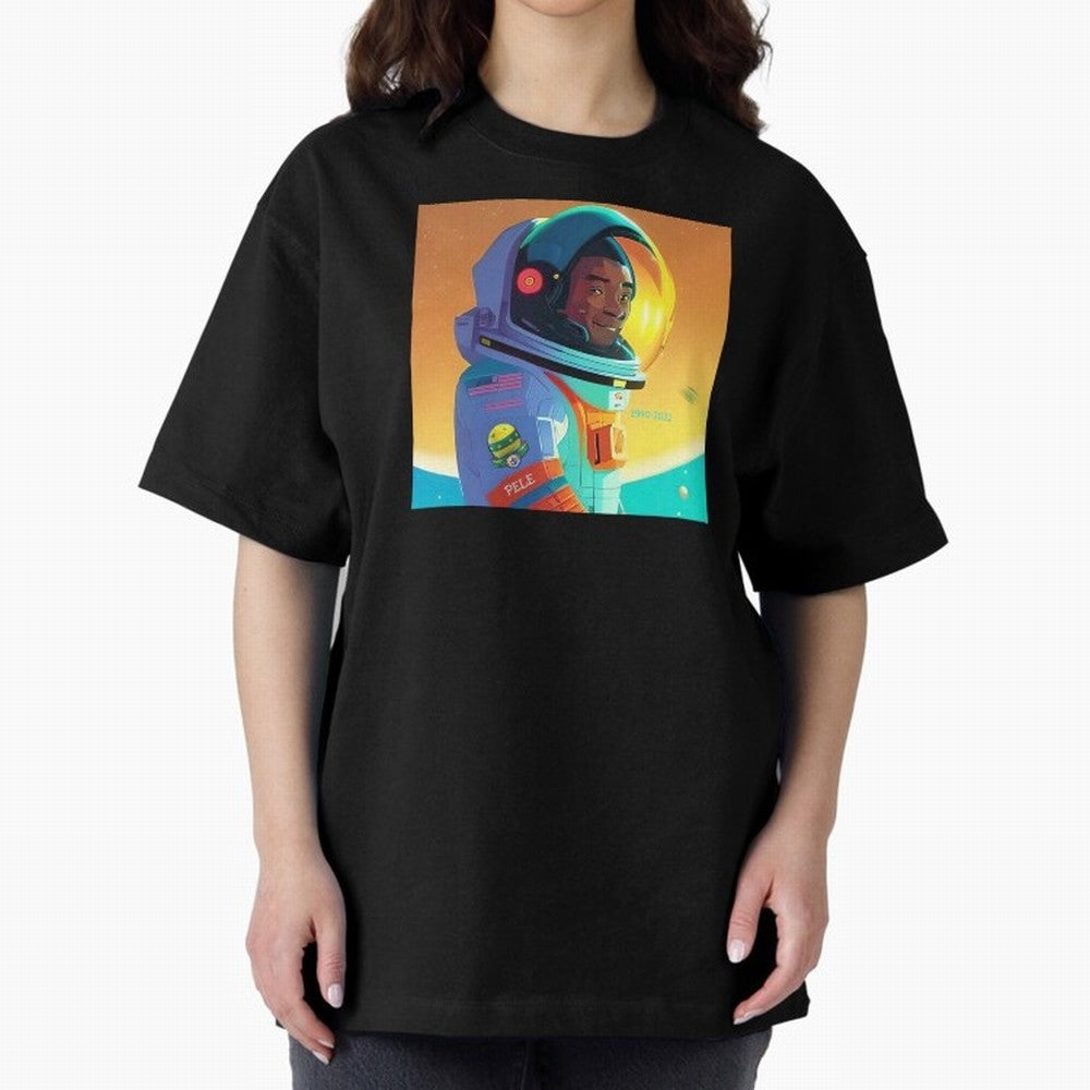 Pele in space looking game Classic T-Shirt Show Your Love for FIFA World Cup 2026 Built around Mbappe and Neymar, France and Portugal Energy, Football History, Final Match Energy, Crowd Noise and Once in a Lifetime Moments; Perfect for Supporters