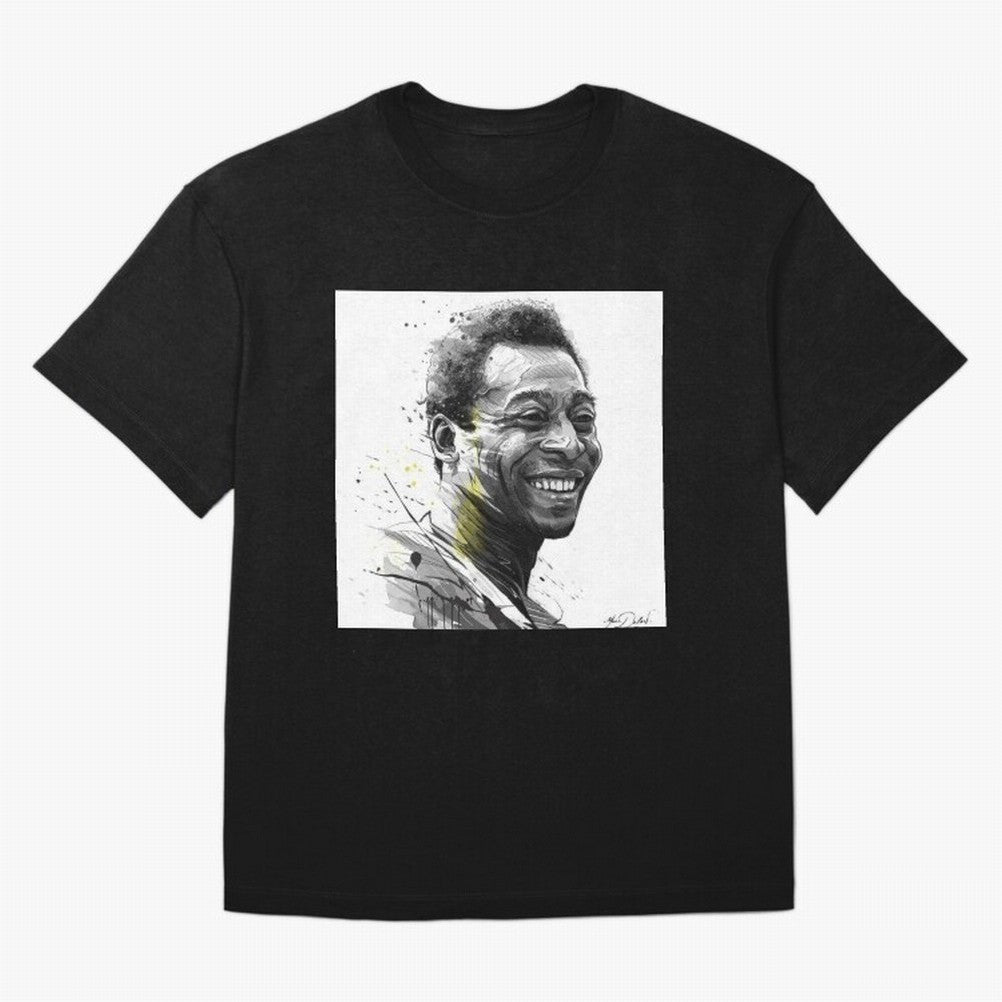 Pel¨¦ Classic T-Shirt Fuel FIFA World Cup 2026 Capturing Haaland, France and Portugal Energy, Global Supporter Spirit, Legendary Goals, National Colors and Tournament Celebration; Ideal for Passionate Fans Who Love Underdog Stories, Superstar Goals