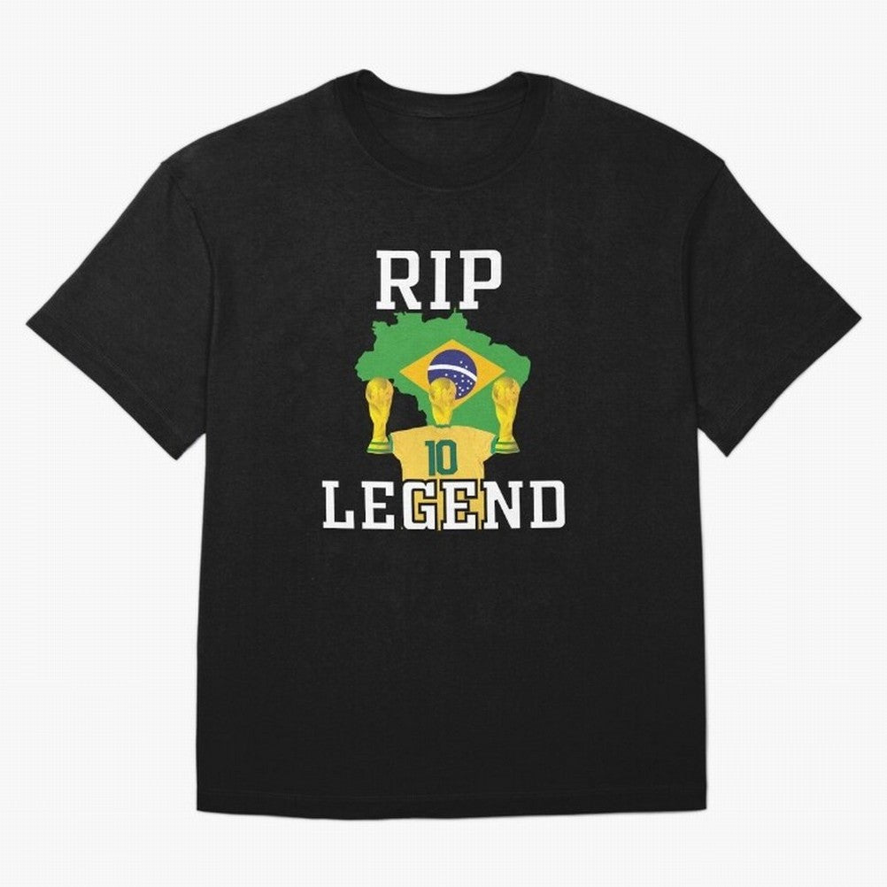 RIP LEGEND rest in peace Pele Classic T-Shirt Celebrate the Magic of the FIFA World Cup 2026 USA Canada Mexico Journey through Mbappe and Neymar Highlights, France and Portugal Pride, Football Passion, Legendary Performances, Festival Vibes and