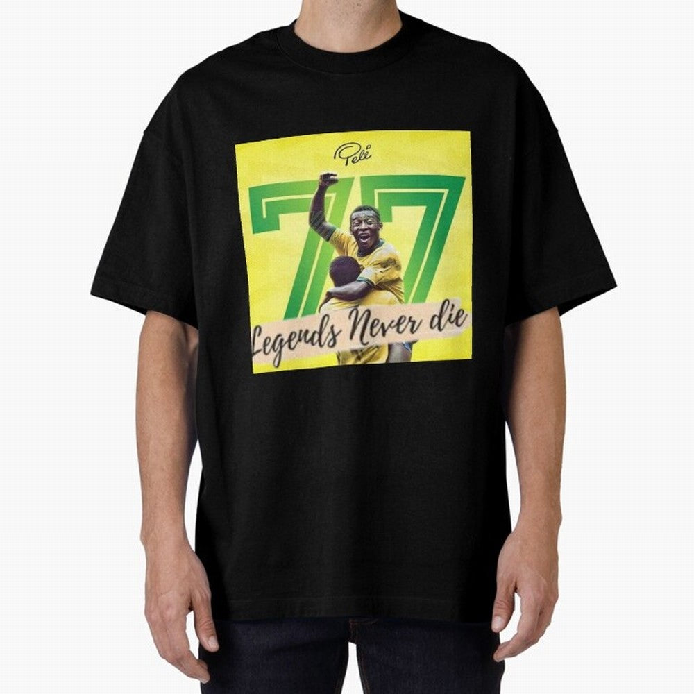 Signed Pele Shirt Classic T-Shirt Follow the Final Road of FIFA World Cup 2026 USA Canada Mexico Centered on Messi, Neymar and Mbappe, Brazil, Portugal and Argentina Energy, Retro Football Energy, Iconic Rivalries, Trophy Chase Drama and Stadium