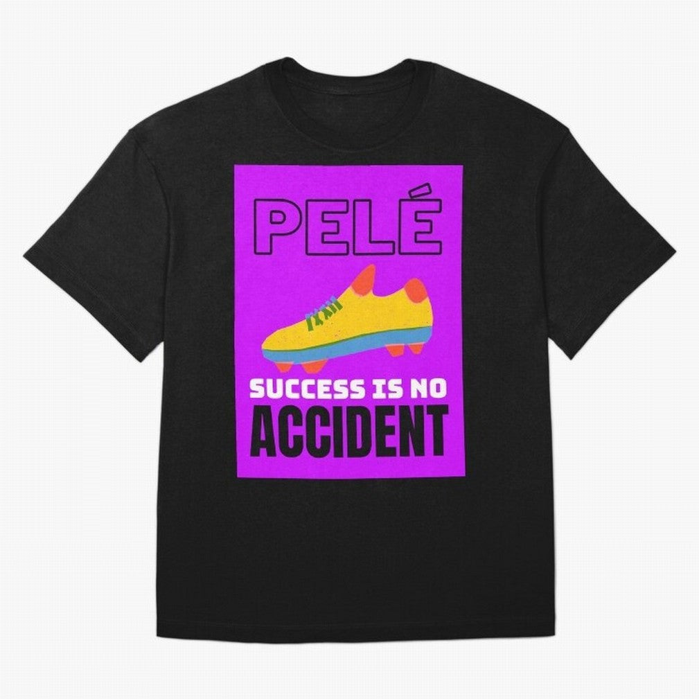 Pele Quote Success Is No Accident Graphic Classic T-Shirt Bring Bold Fan Energy to Global Football Passion for FIFA World Cup 2026 Group Stage, with CR7, England and Germany, Stadium Chants, National Pride, Trophy Dreams and Unforgettable Football