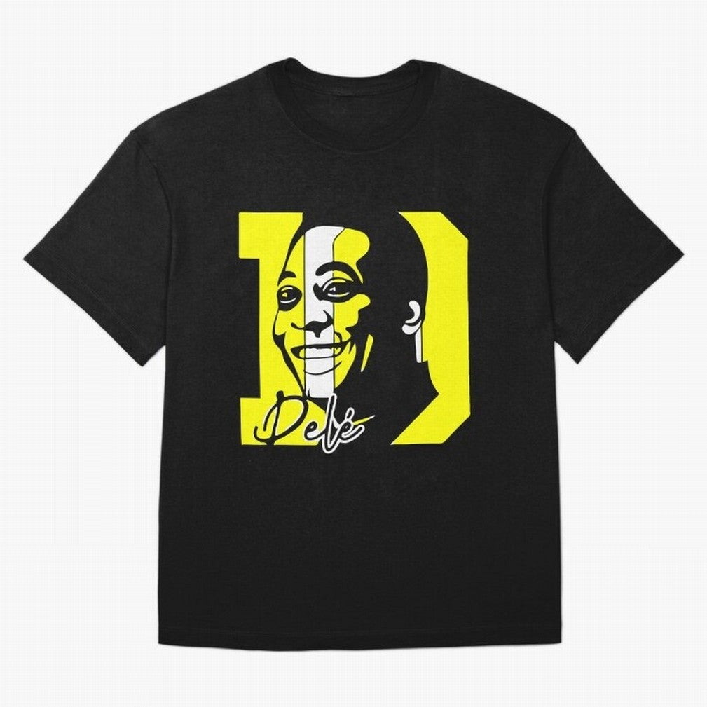 Pele Soccer Brazil Player, RIP Pele - pel¨¦ [HiSVG.CoM] Oversized T-Shirt Show Championship Spirit for FIFA World Cup 2026 for Fans of Cristiano Ronaldo, Haaland and CR7 and Argentina and Brazil, Bringing Soccer Culture, Superstar Moments, National