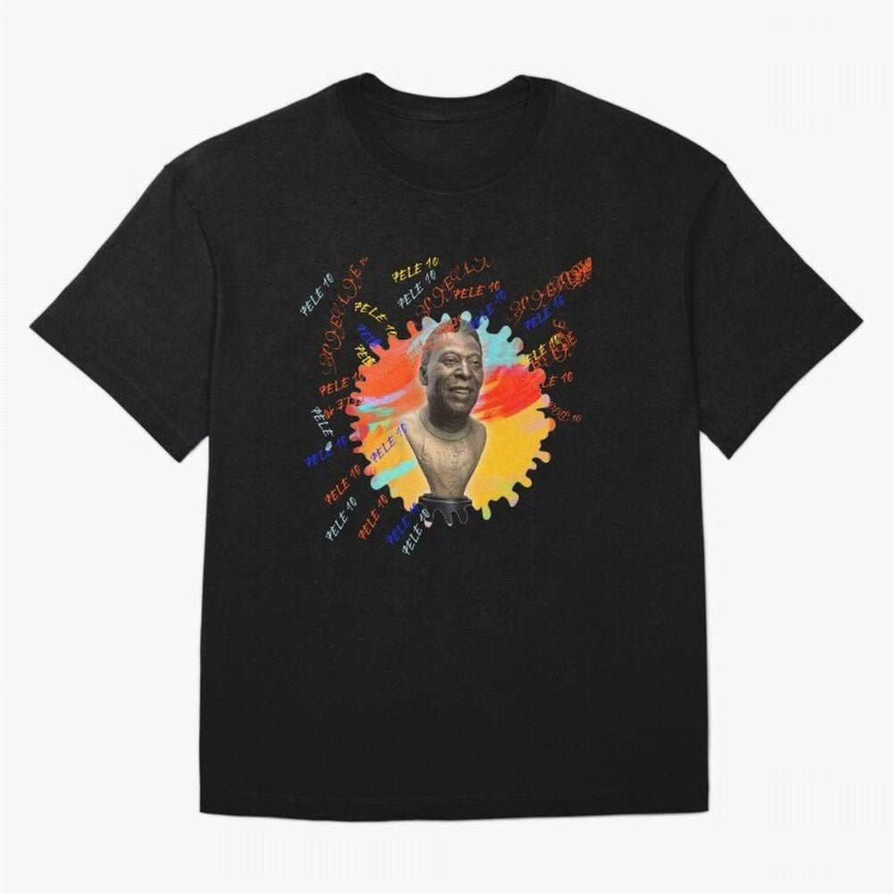 PELE 10 Classic T-Shirt Follow FIFA World Cup 2026 USA Canada Mexico Connected to Messi, Spain Energy, Vintage Soccer Flavor, Modern Football Stars, National Flags and Final Night Emotion; Created for Match Day Parties, Soccer Gifts, Fan Photos,
