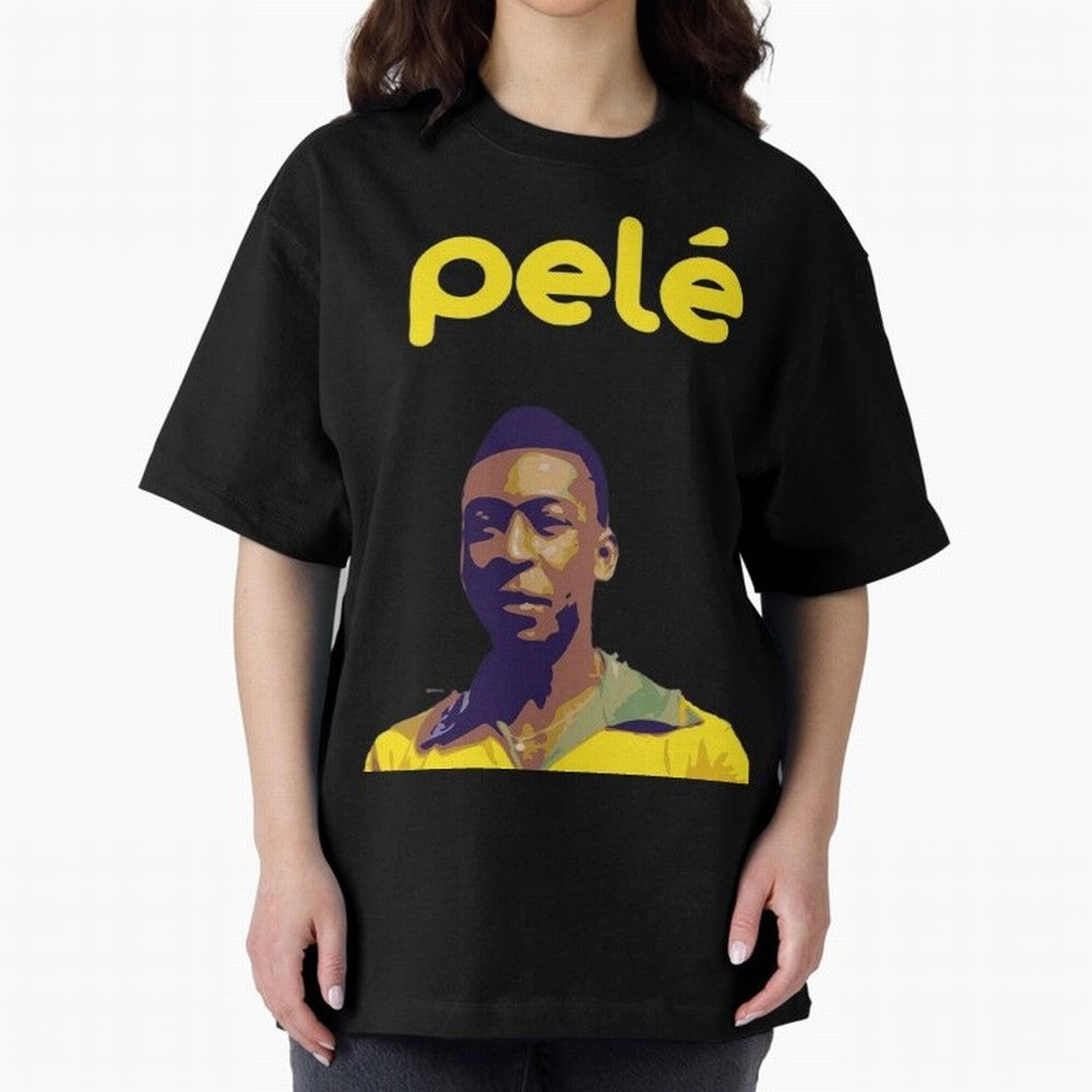RIP Pel¨¦ Oversized T-Shirt Celebrate Fan Culture around Global Football Passion for FIFA World Cup 2026 USA Canada Mexico, Filled with Mbappe, Argentina and Brazil, Fan Favorite Moments, National Team Passion, Big Match Drama and Soccer History;