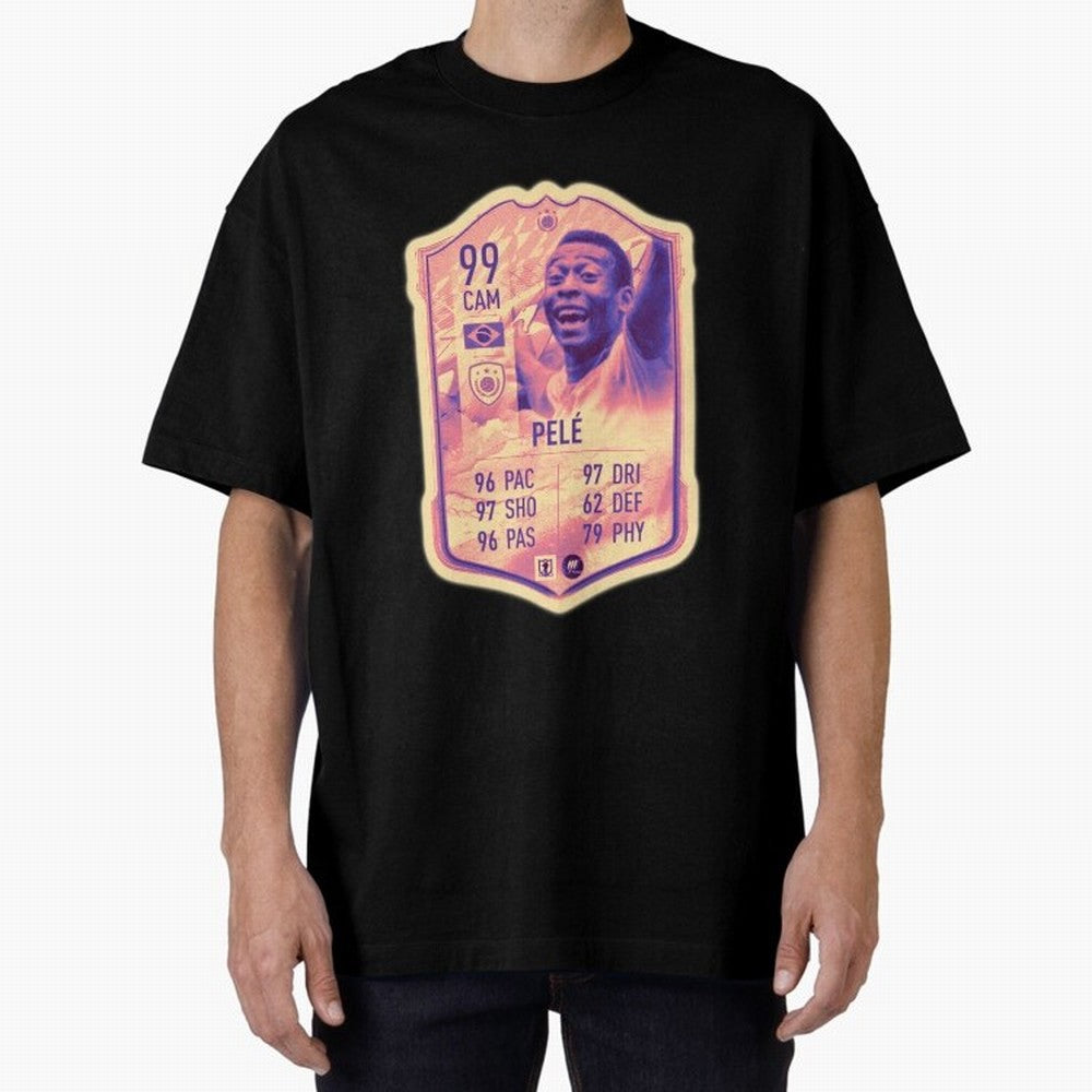 Pele Oversized T-Shirt Celebrate the Next Chapter of Match Day Hype around FIFA World Cup 2026 Group Stage, Cristiano Ronaldo, Haaland and CR7, Argentina and Brazil, Goal Celebration Energy, Supporter Heritage, Football Icons and Worldwide