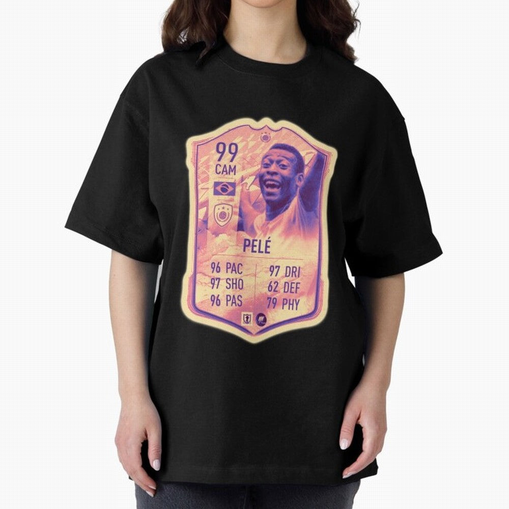 Pele Oversized T-Shirt Celebrate the Next Chapter of Match Day Hype around FIFA World Cup 2026 Group Stage, Cristiano Ronaldo, Haaland and CR7, Argentina and Brazil, Goal Celebration Energy, Supporter Heritage, Football Icons and Worldwide