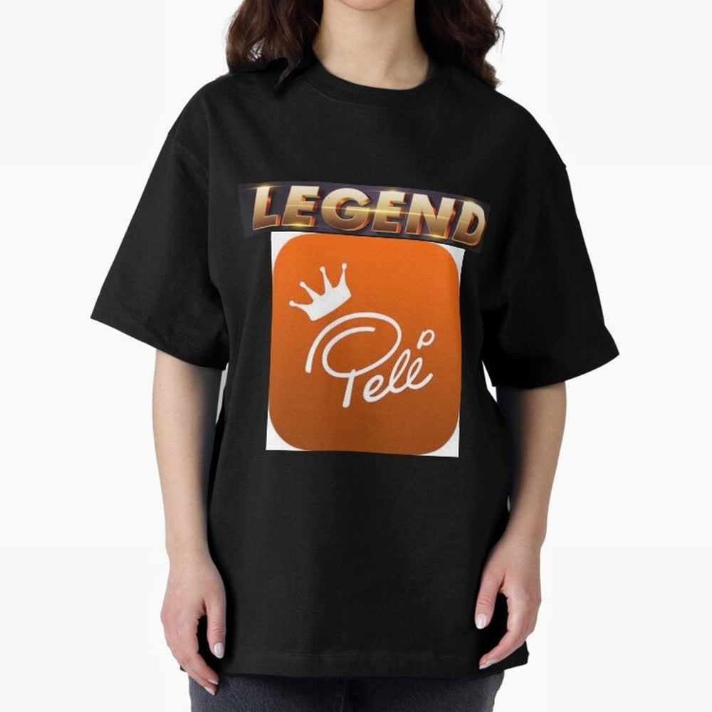 Signed Pele Shirt Oversized T-Shirt Carry National Pride through FIFA World Cup 2026 USA Canada Mexico for Fans of Haaland and Mbappe and Portugal, Spain and Germany, Bringing Stadium Memories, Football Loyalty, International Chants and