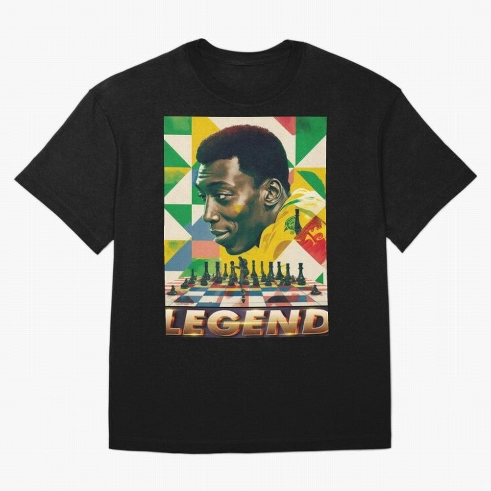 Signed Pele Shirt Oversized T-Shirt Feel the Trophy Chase of FIFA World Cup 2026 Group Stage for Fans of Messi and Spain, Bringing Football Passion, Legendary Performances, Festival Vibes and Supporter Community; Made for Die Hard Supporters,
