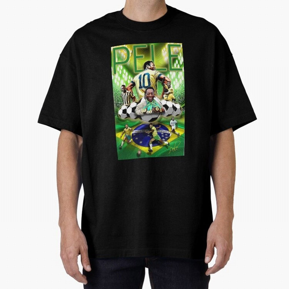 PELE Poster52 Essential T-Shirt Share the Excitement of Match Day Hype around FIFA World Cup 2026 USA Canada Mexico, Messi, Germany, Football Festival Excitement, Trophy Ambitions, Country Rivalries and Star Player Buzz; Perfect for Fans,