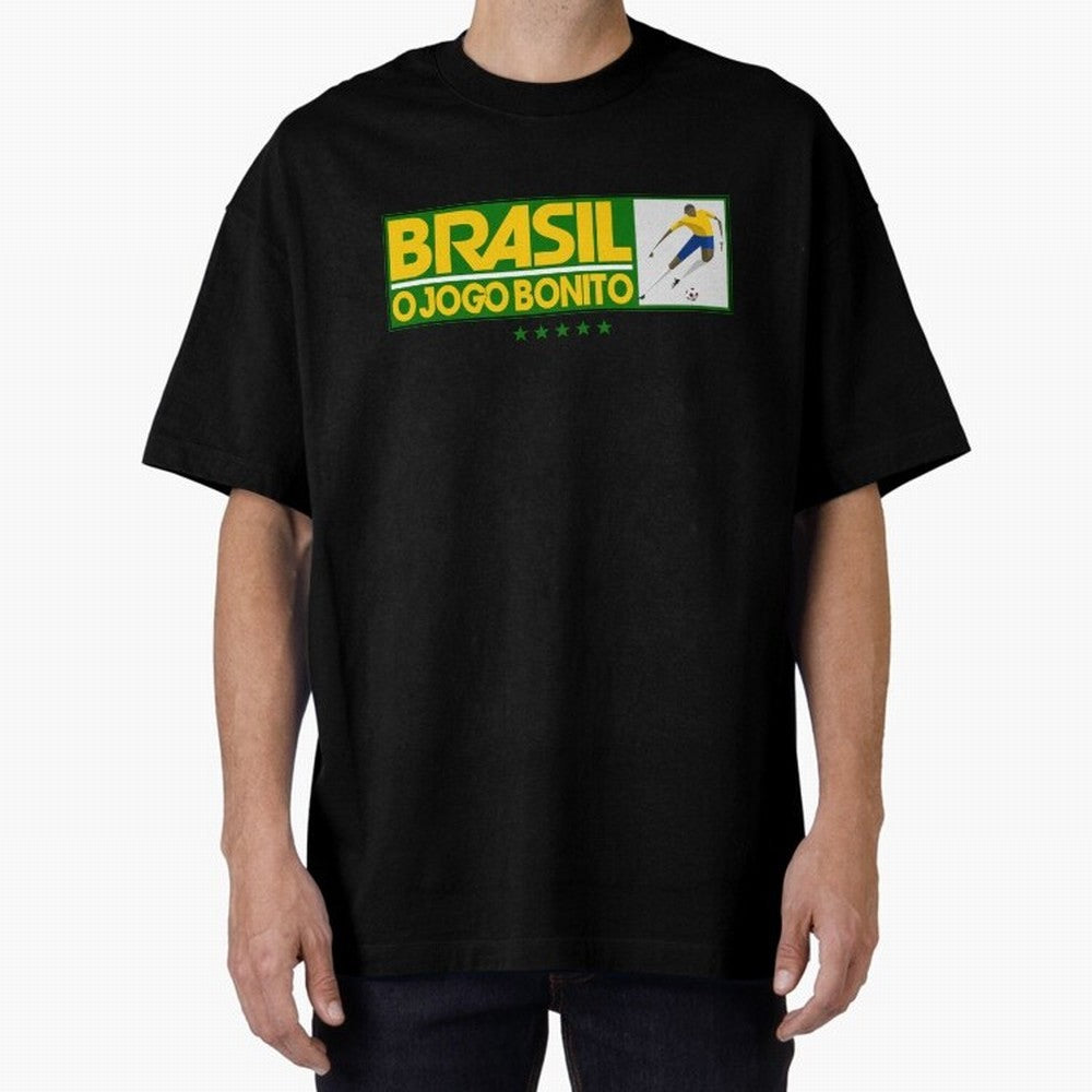 O jogo bonito Oversized T-Shirt Bring Supporter Culture to FIFA World Cup 2026 Spirit, Celebrating Germany, Cristiano Ronaldo, Global Supporter Spirit, Legendary Goals, National Colors and Tournament Celebration; Made for Collectors Who Enjoy
