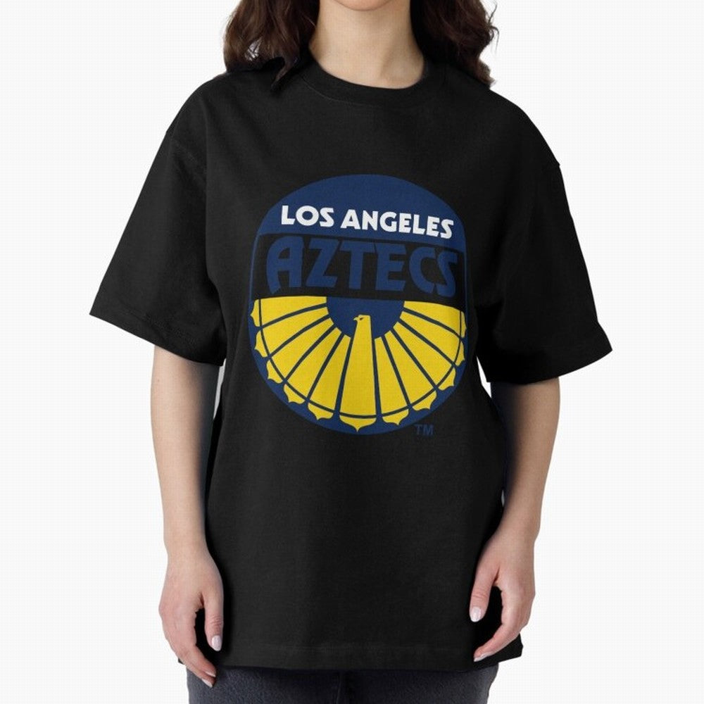 LA AZTECS200 Oversized T-Shirt Support Iconic Players in FIFA World Cup 2026 Group Stage for Fans of Cristiano Ronaldo, Haaland and CR7 and Spain, Bringing Fan Favorite Moments, National Team Passion, Big Match Drama and Soccer History; Made for